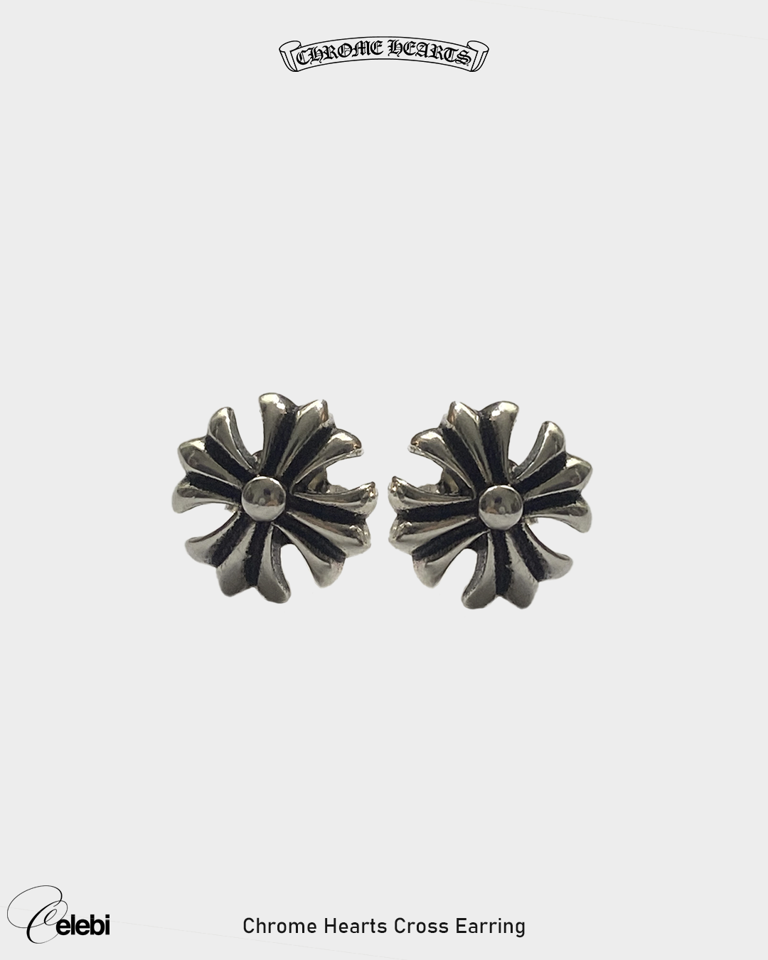 Chrome Hearts Cross Earrings