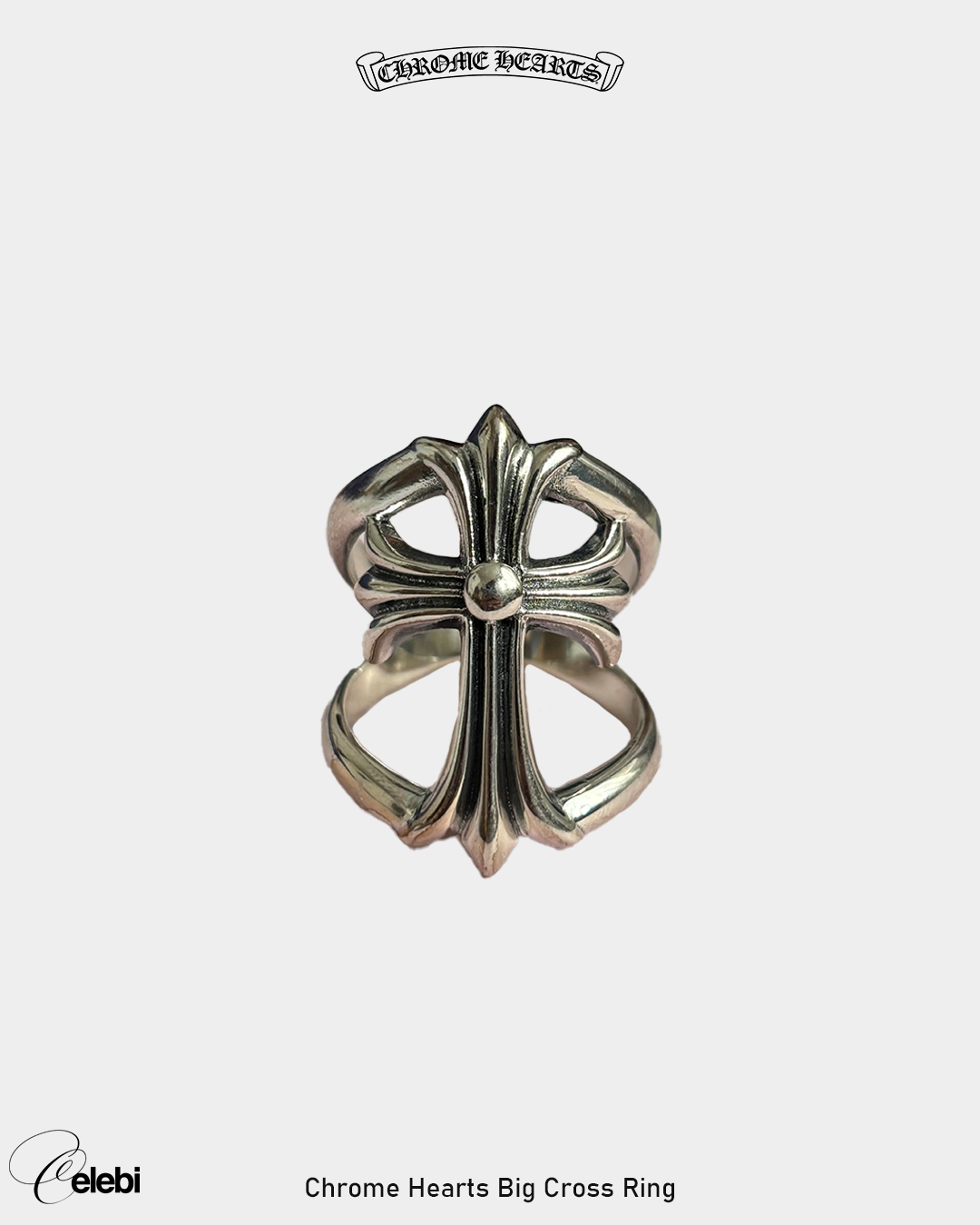 Chrome Hearts Big Cross Ring