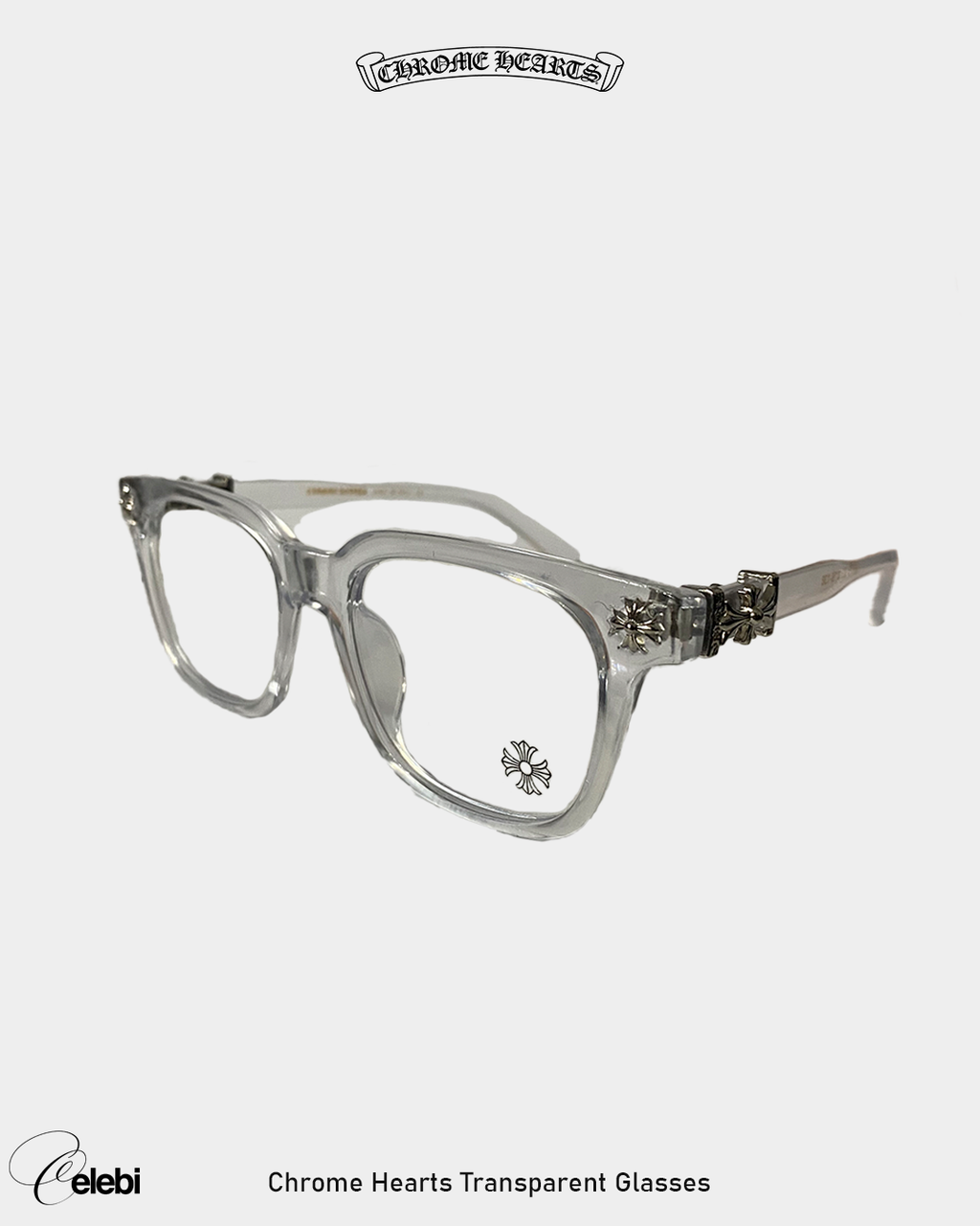 Chrome Hearts Transparent Glasses