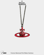 Vivienne Westwood Pink Ribbon Necklace