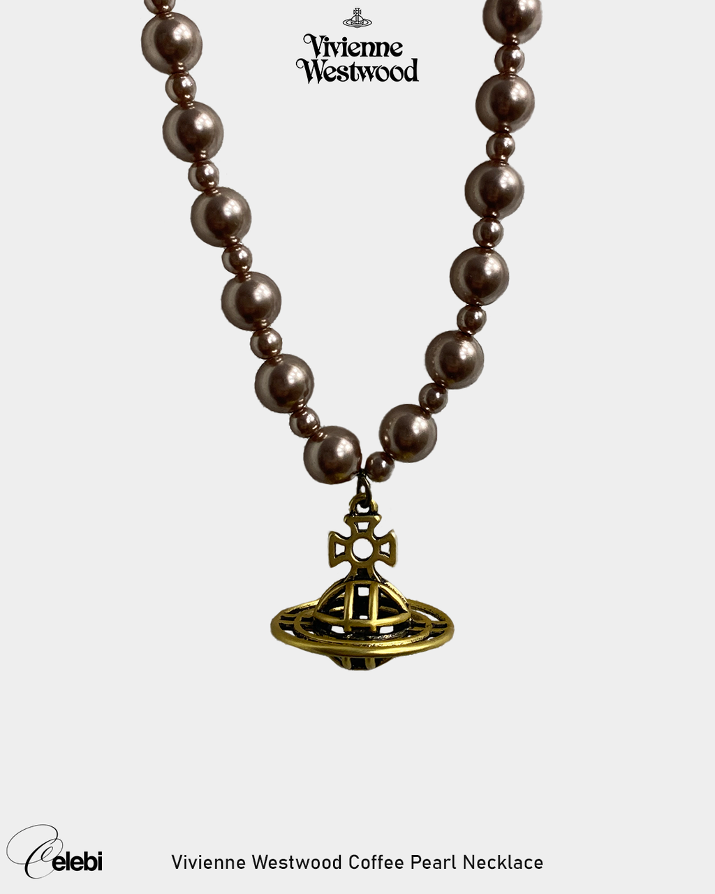 Vivienne Westwood Coffee Pearl Necklace