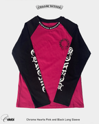 Chrome Hearts Pink and Black Long Sleeve