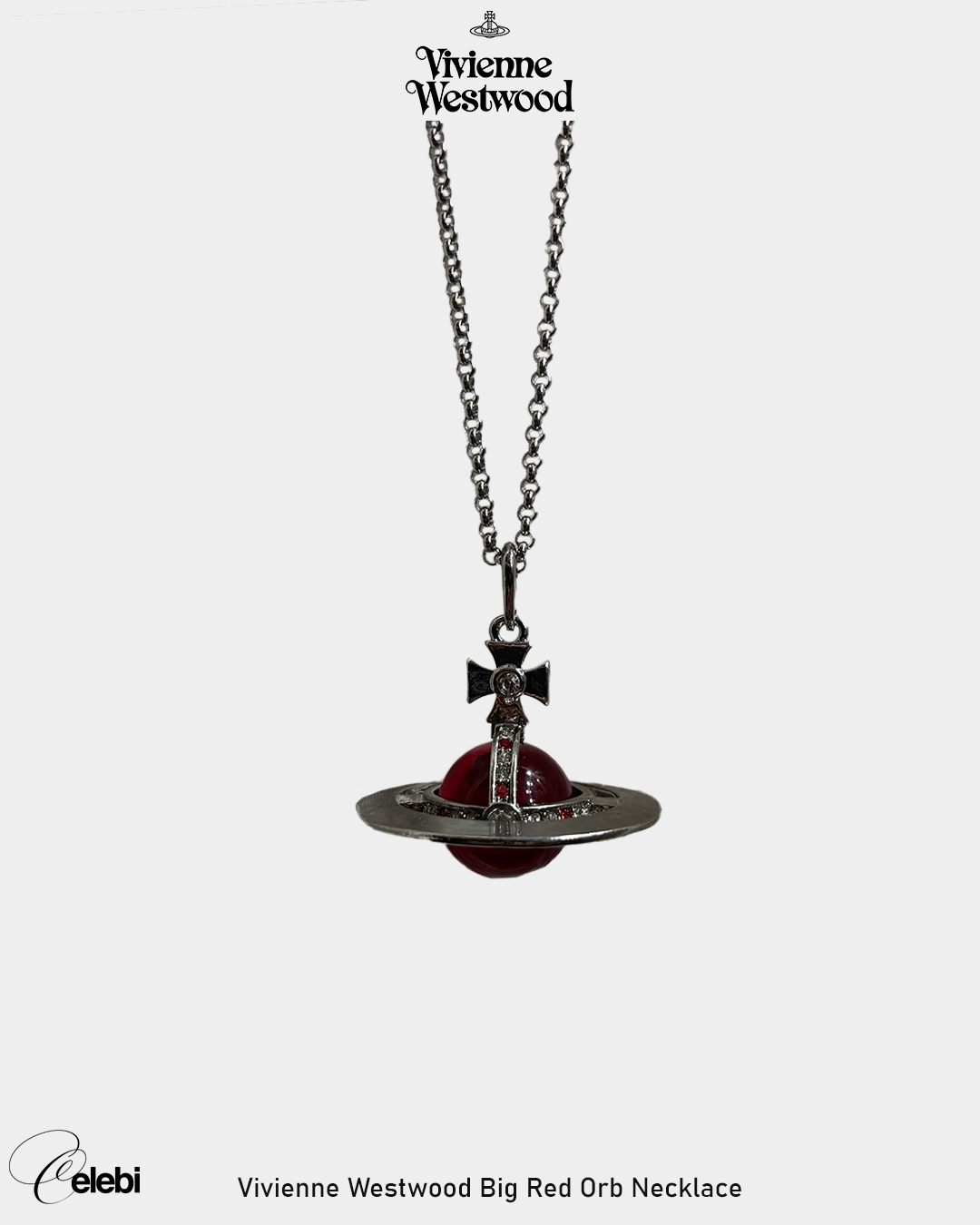 Vivienne Westwood Big Red Orb Necklace