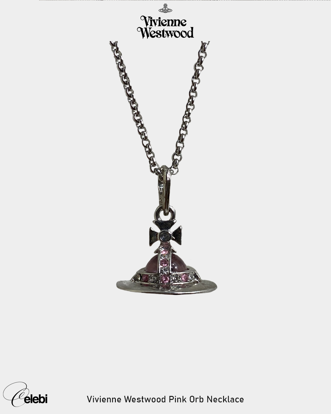 Vivienne Westwood Pink Orb Necklace