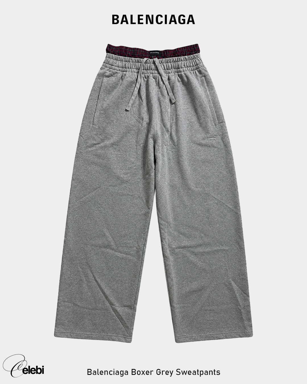 Balenciaga Boxer Grey Sweatpants