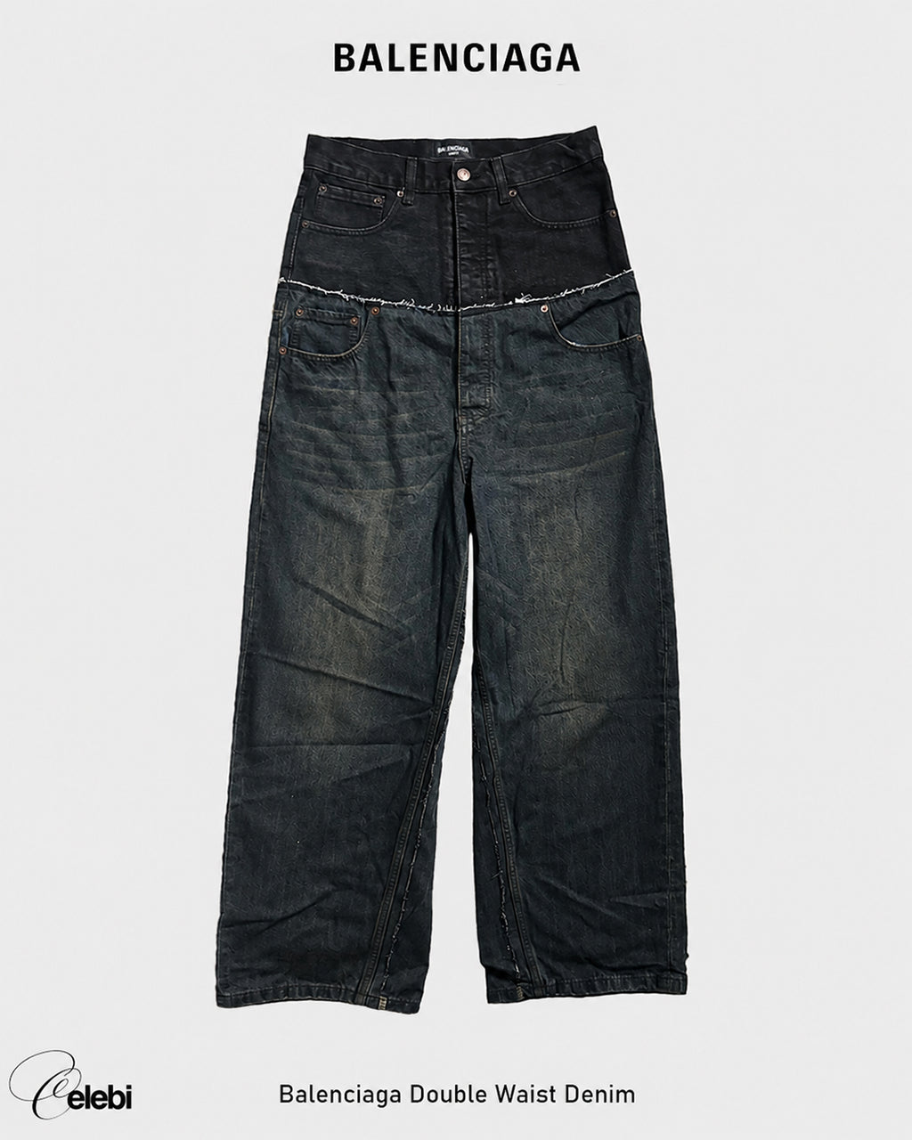 Balenciaga Double Waist Denim