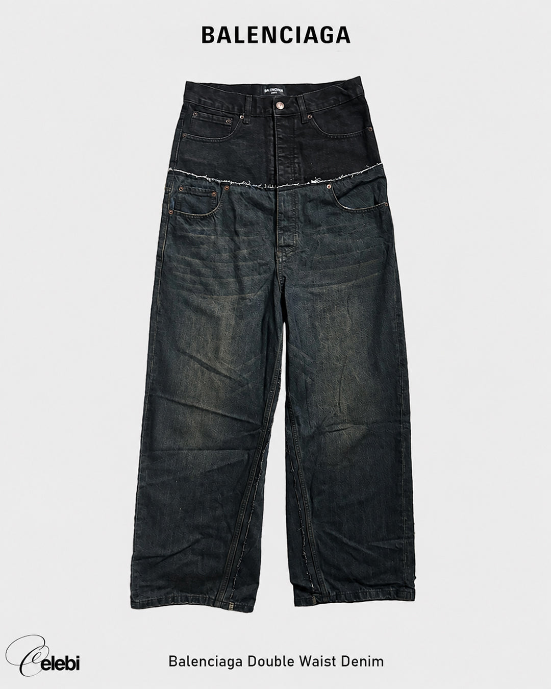 Balenciaga Double Waist Denim