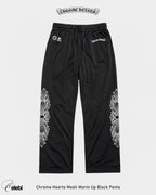 Chrome Hearts Mesh Warm Up Black Pants