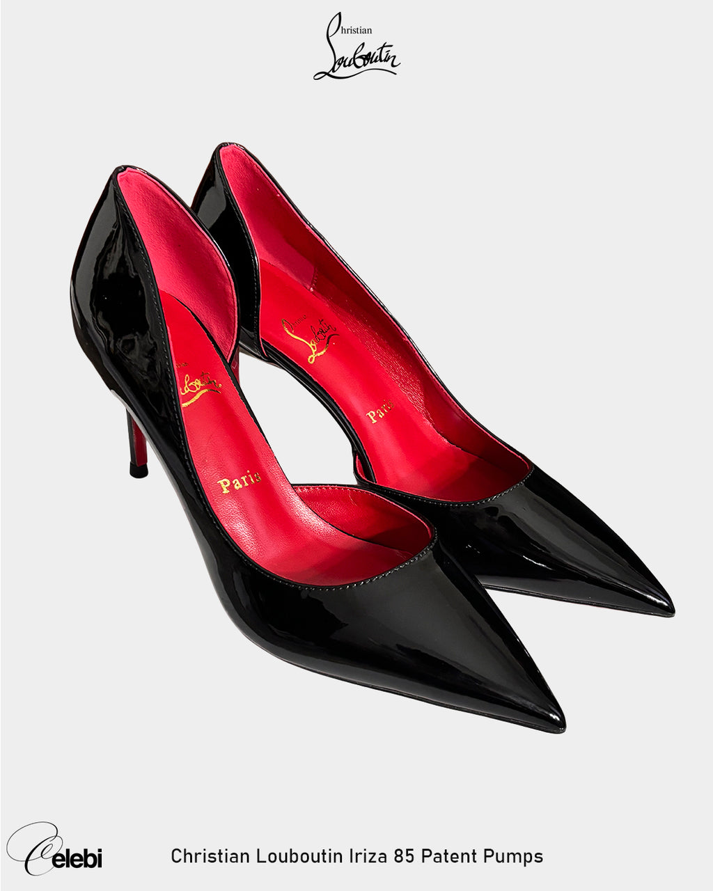 Christian Louboutin Iriza 85 Patent Pumps
