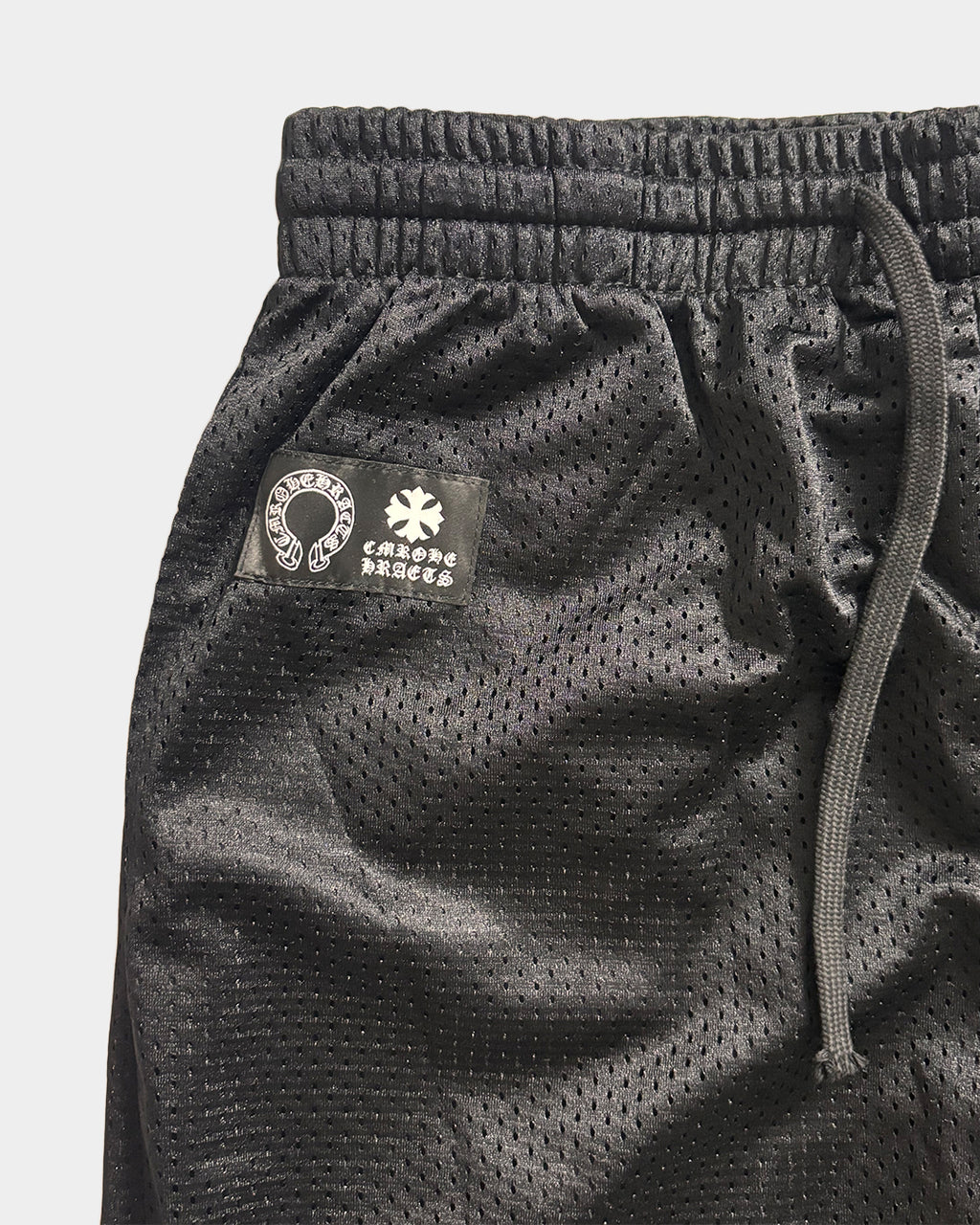 Chrome Hearts Mesh Warm Up Black Pants