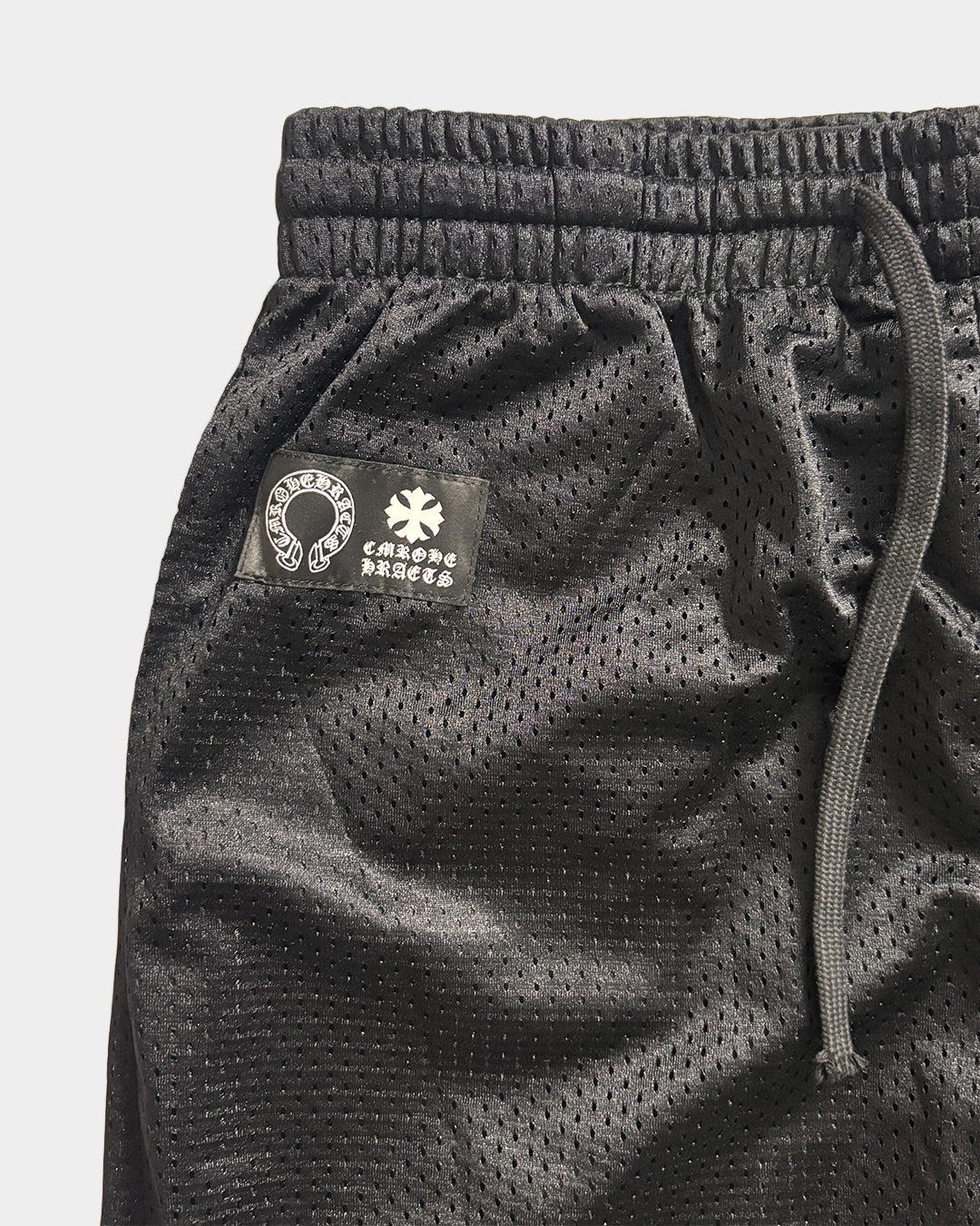 Chrome Hearts Mesh Warm Up Black Pants