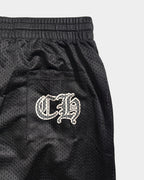 Chrome Hearts Mesh Warm Up Black Pants