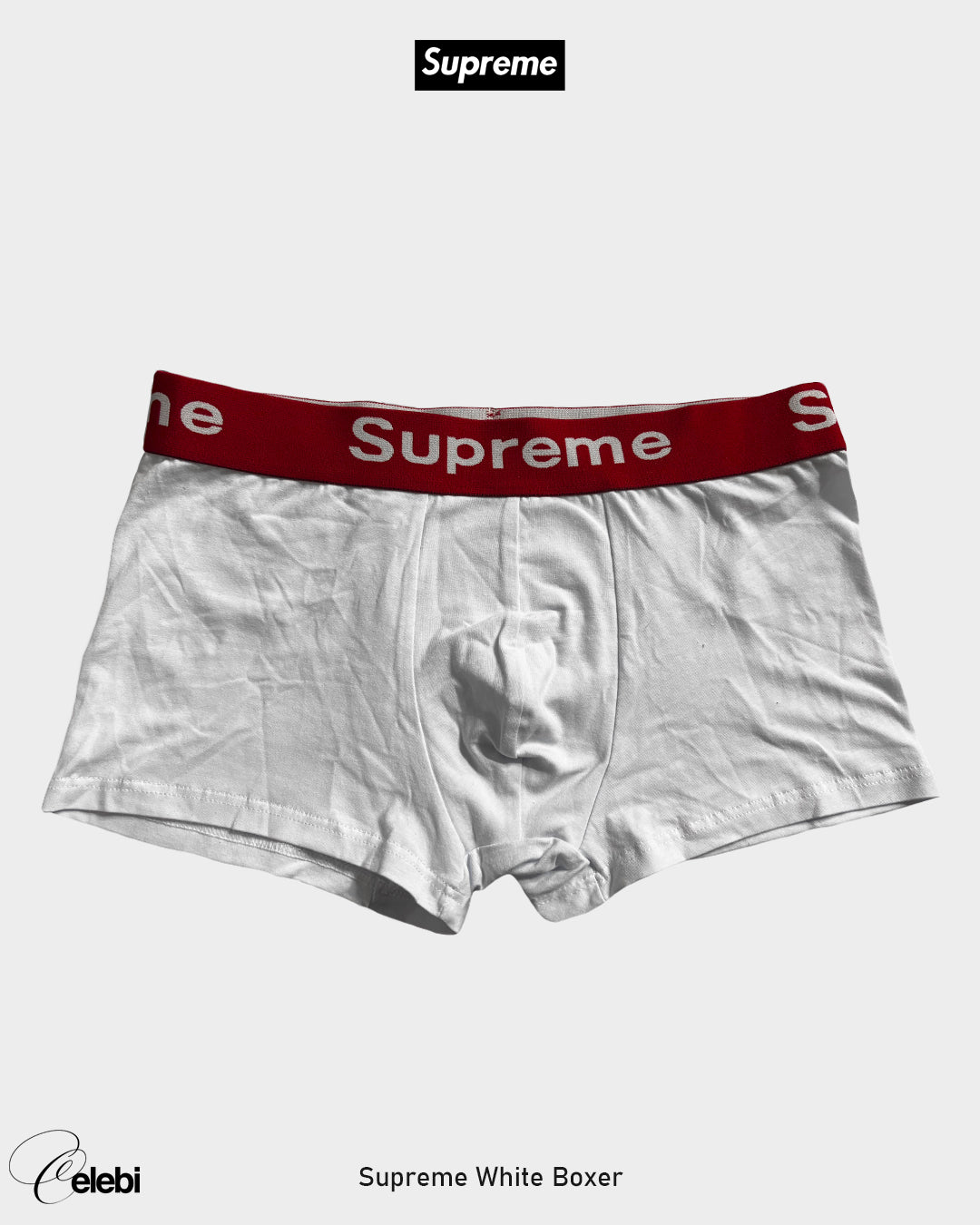 Supreme White Boxer