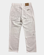 Chrome Hearts White Cross Jeans
