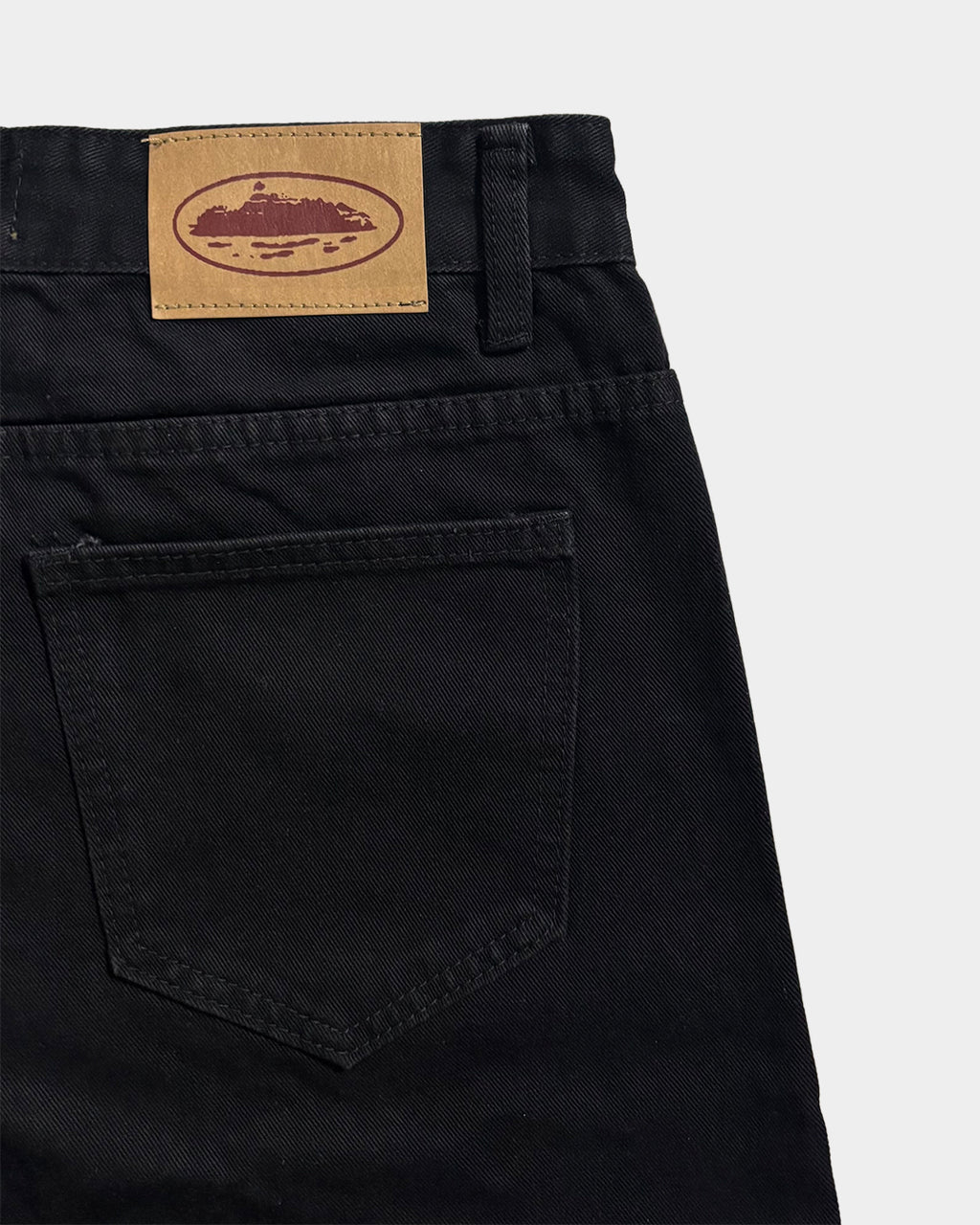Corteiz Black Logo Shorts