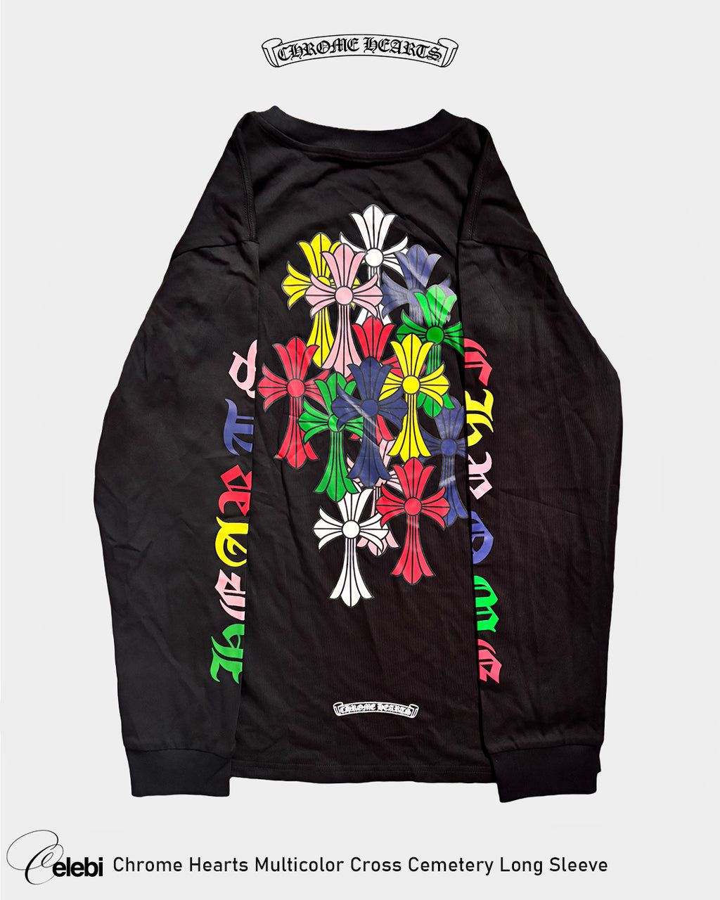 Chrome Hearts Multicolor Cross Cemetery Long Sleeve