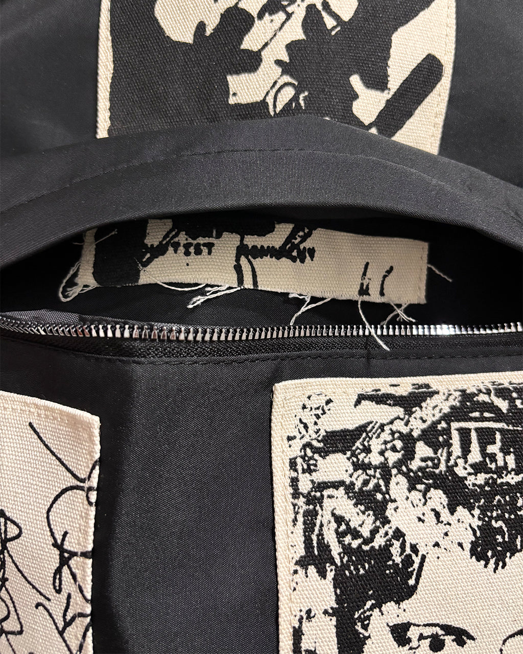 Enfants Riches Déprimés Black Patchwork Backpack