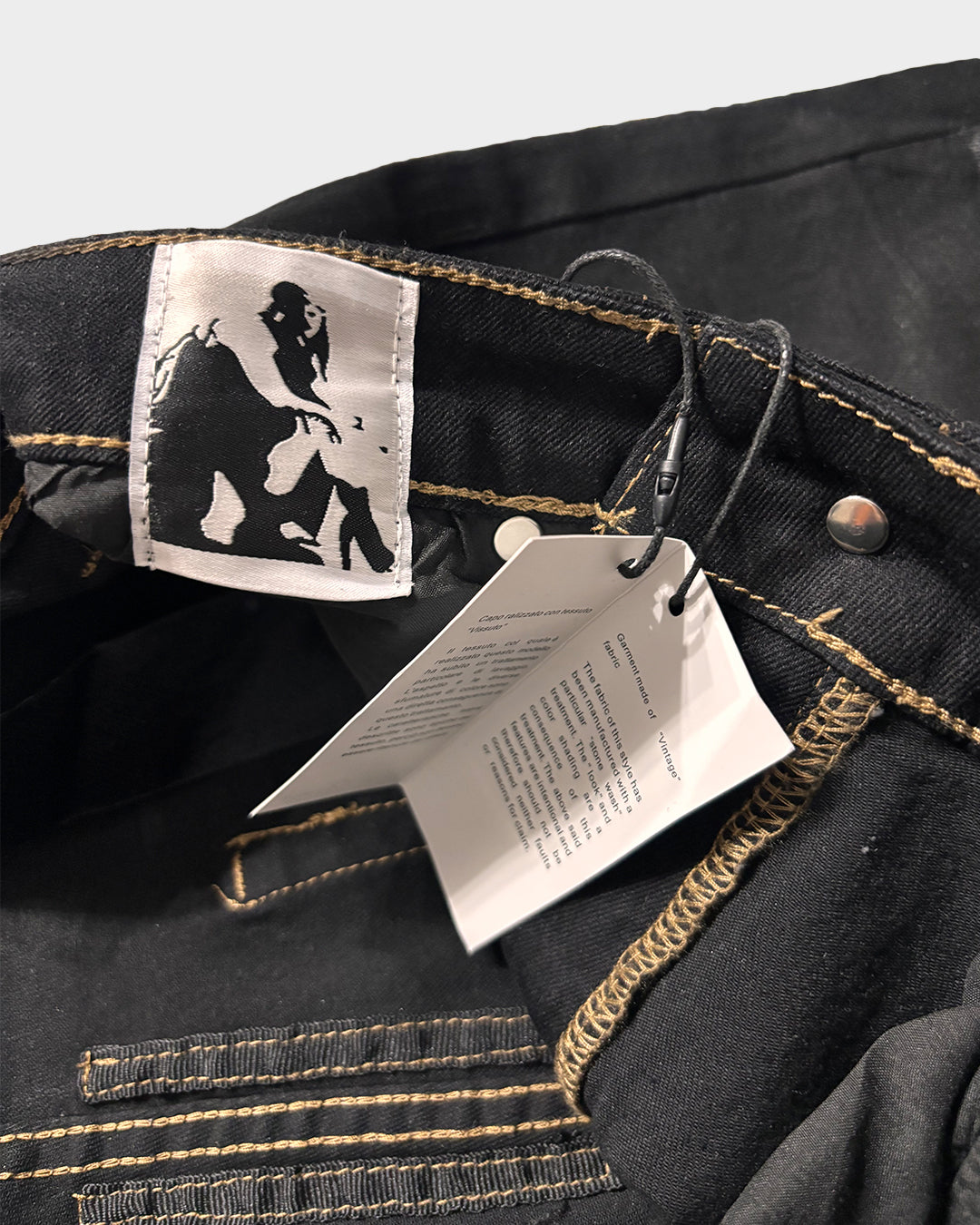 Rick Owens Waxed Flared Jeans