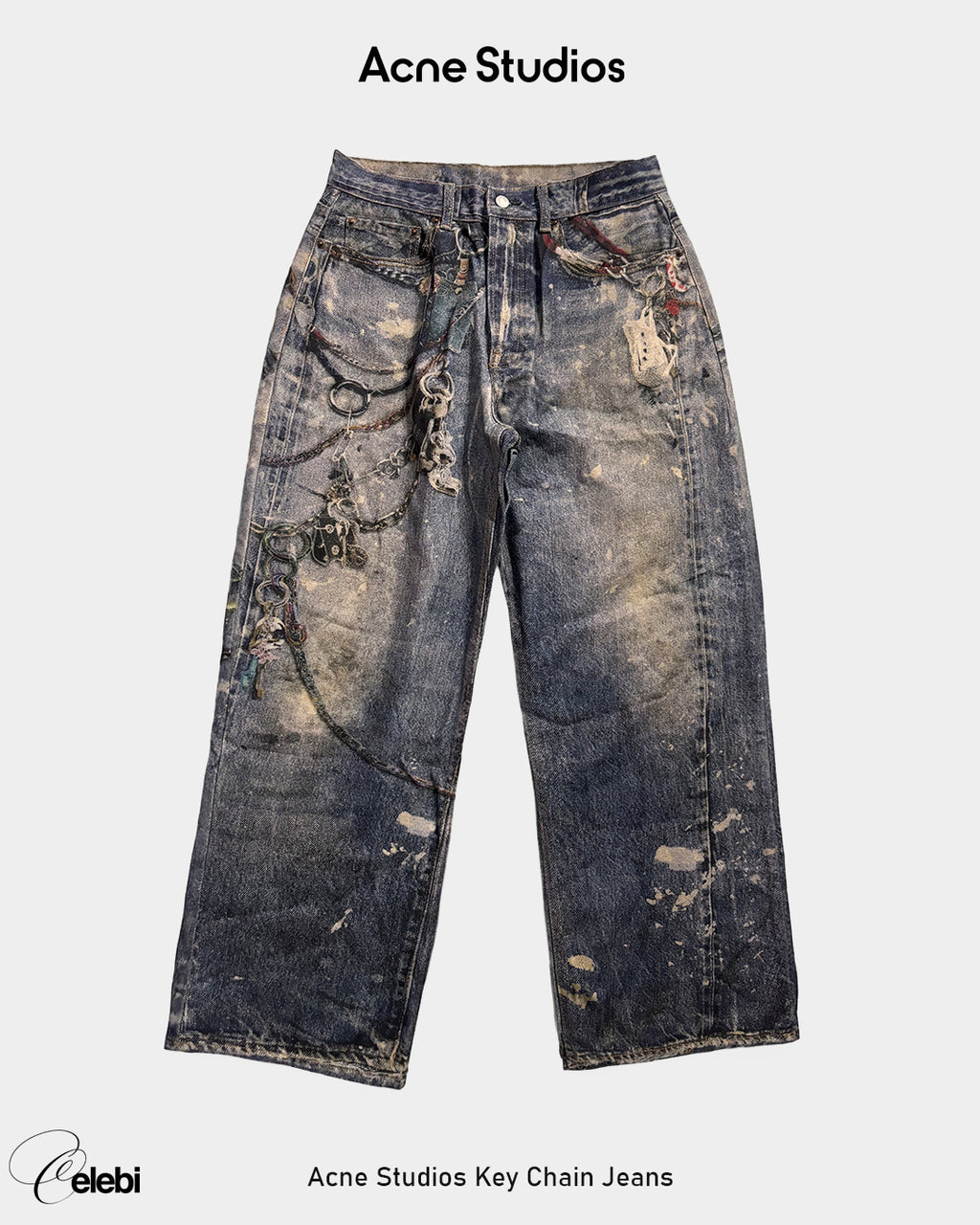 Acne Studios Key Chain Jeans