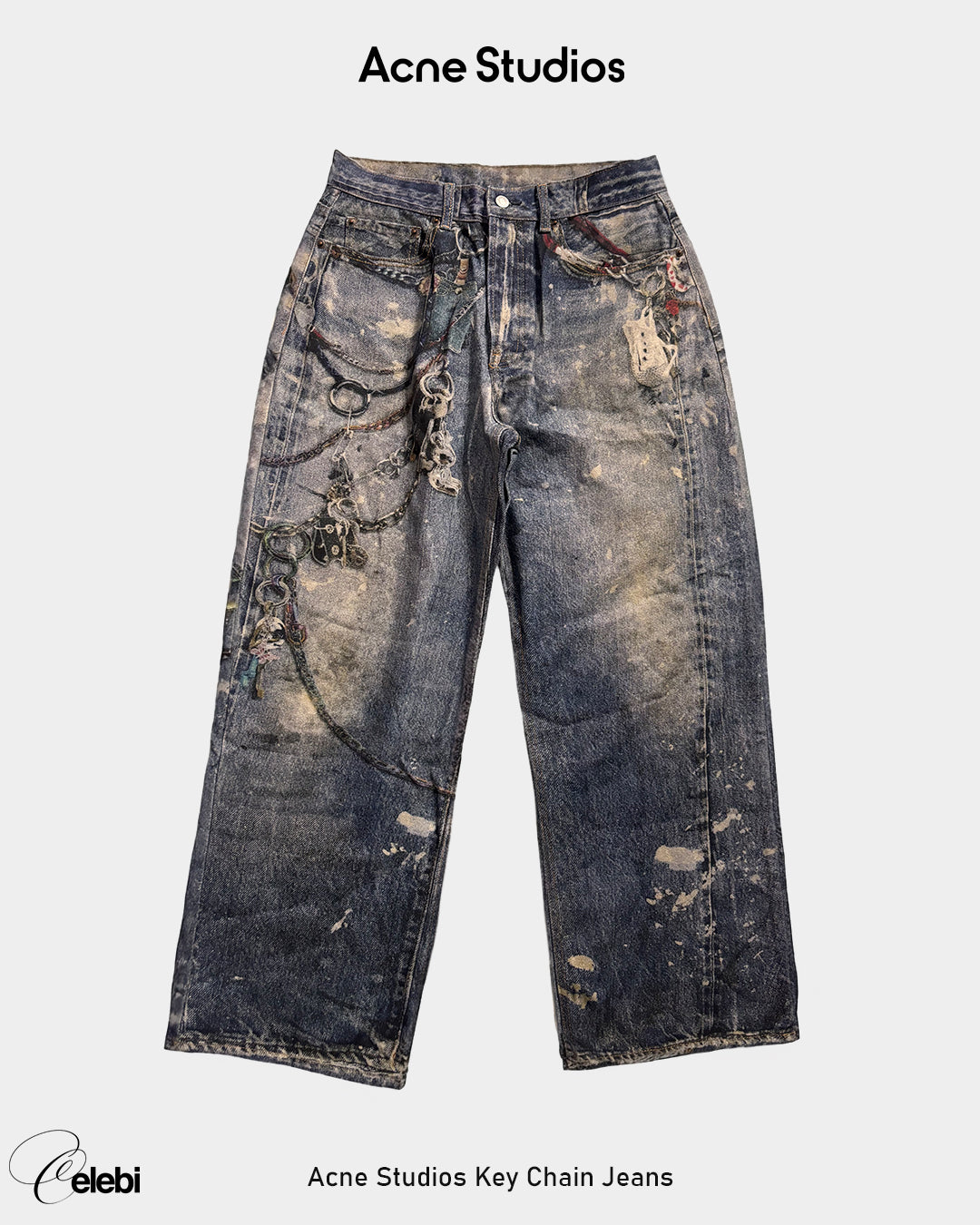 Acne Studios Key Chain Jeans