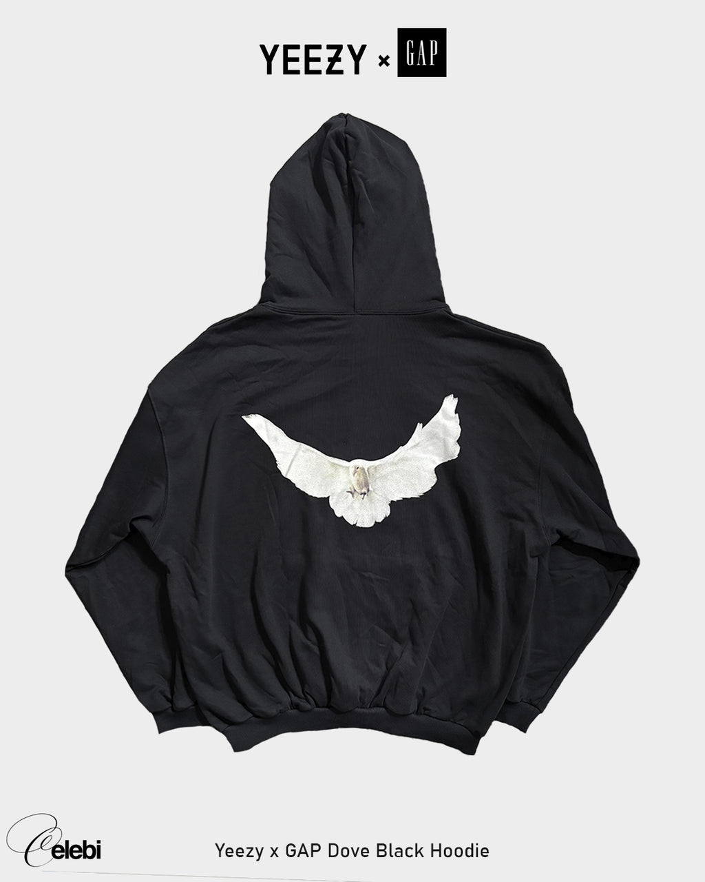 Yeezy x GAP Dove Black Hoodie