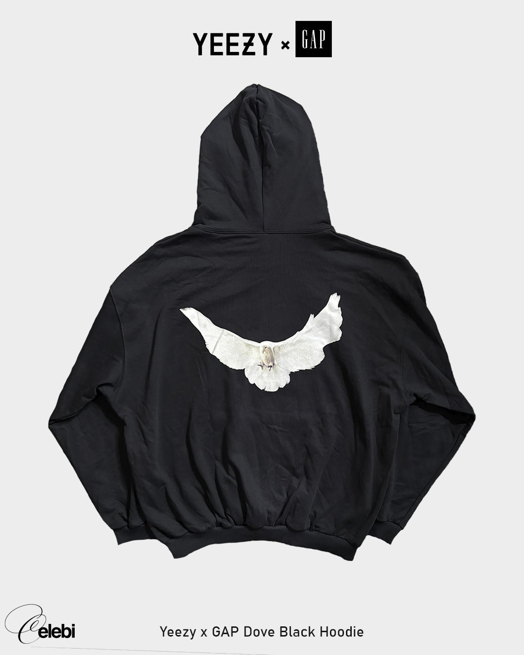 Yeezy x GAP Dove Black Hoodie