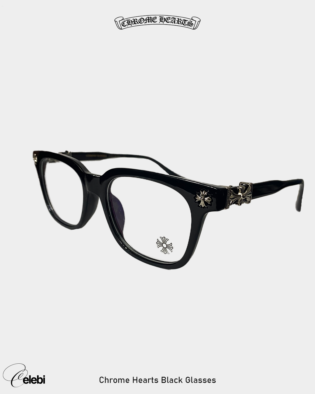 Chrome Hearts Black Glasses