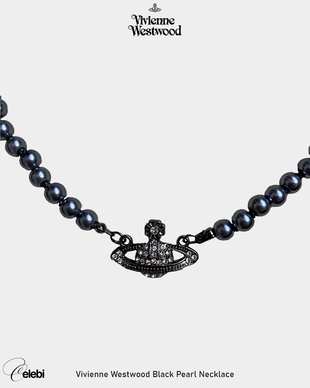Vivienne Westwood Black Pearl Necklaces