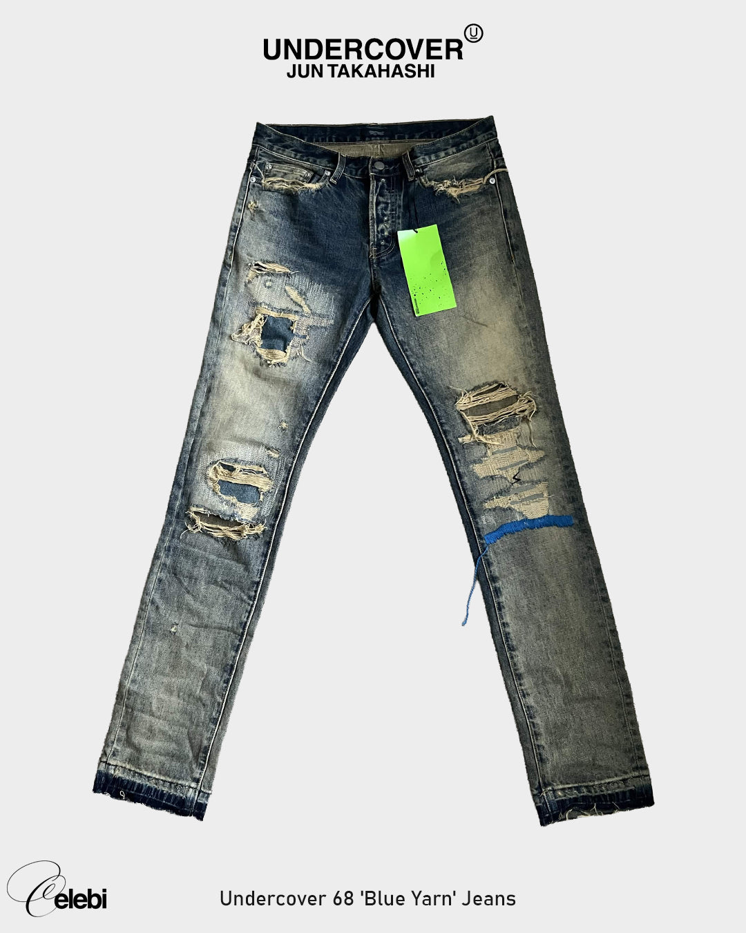 Undercover 68 'Blue Yarn' Jeans