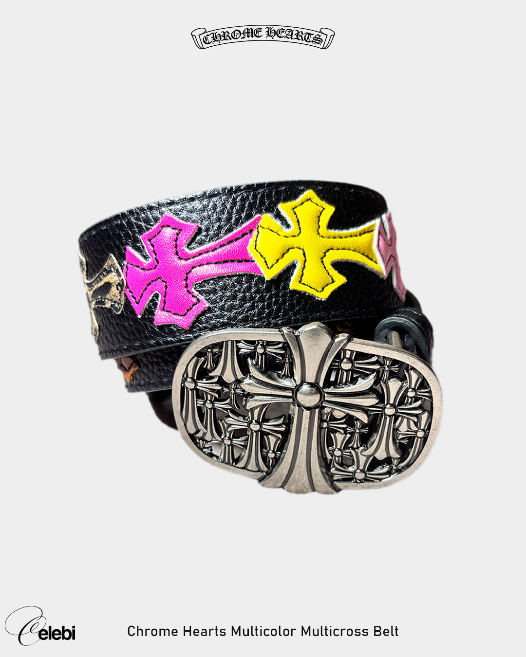 Chrome Hearts Multicolor Multicross Belt