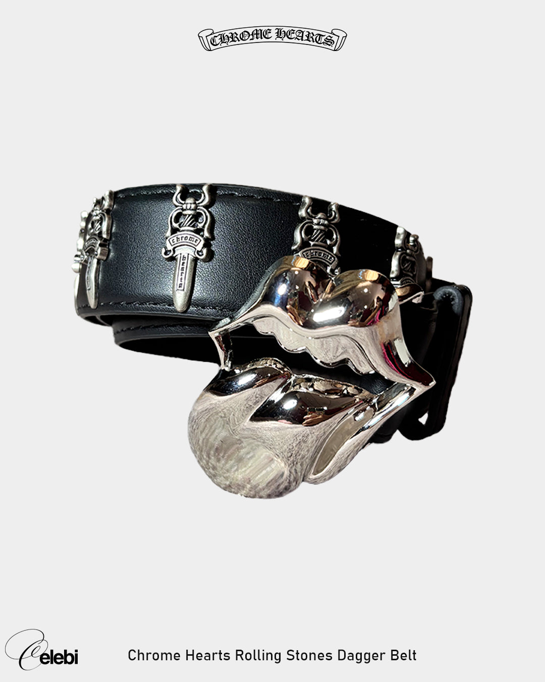Chrome Hearts Rolling Stones Dagger Belt