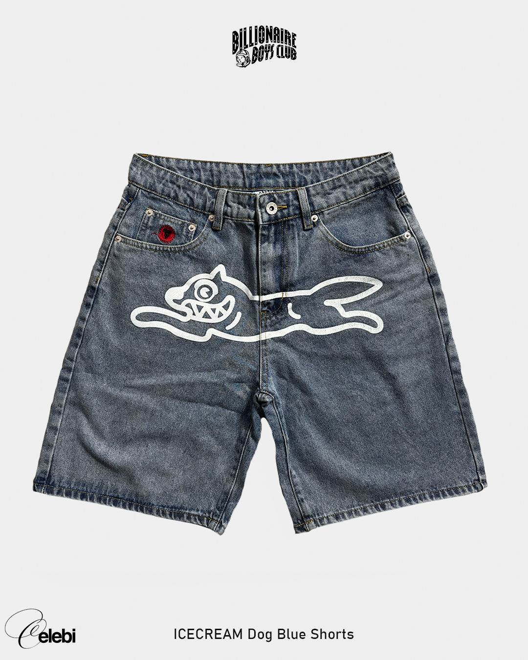 ICECREAM Dog Blue Shorts