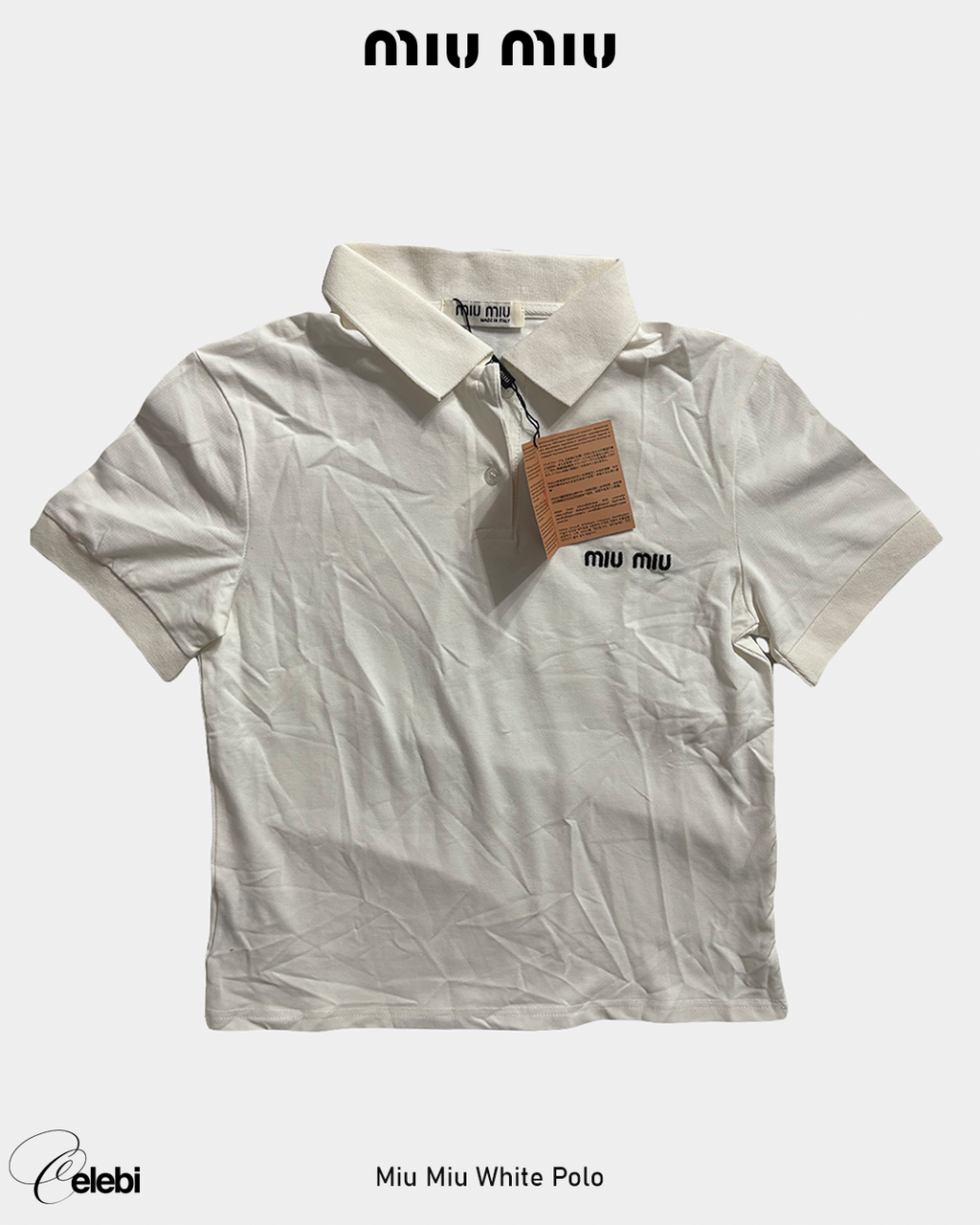 Miu Miu White Polo