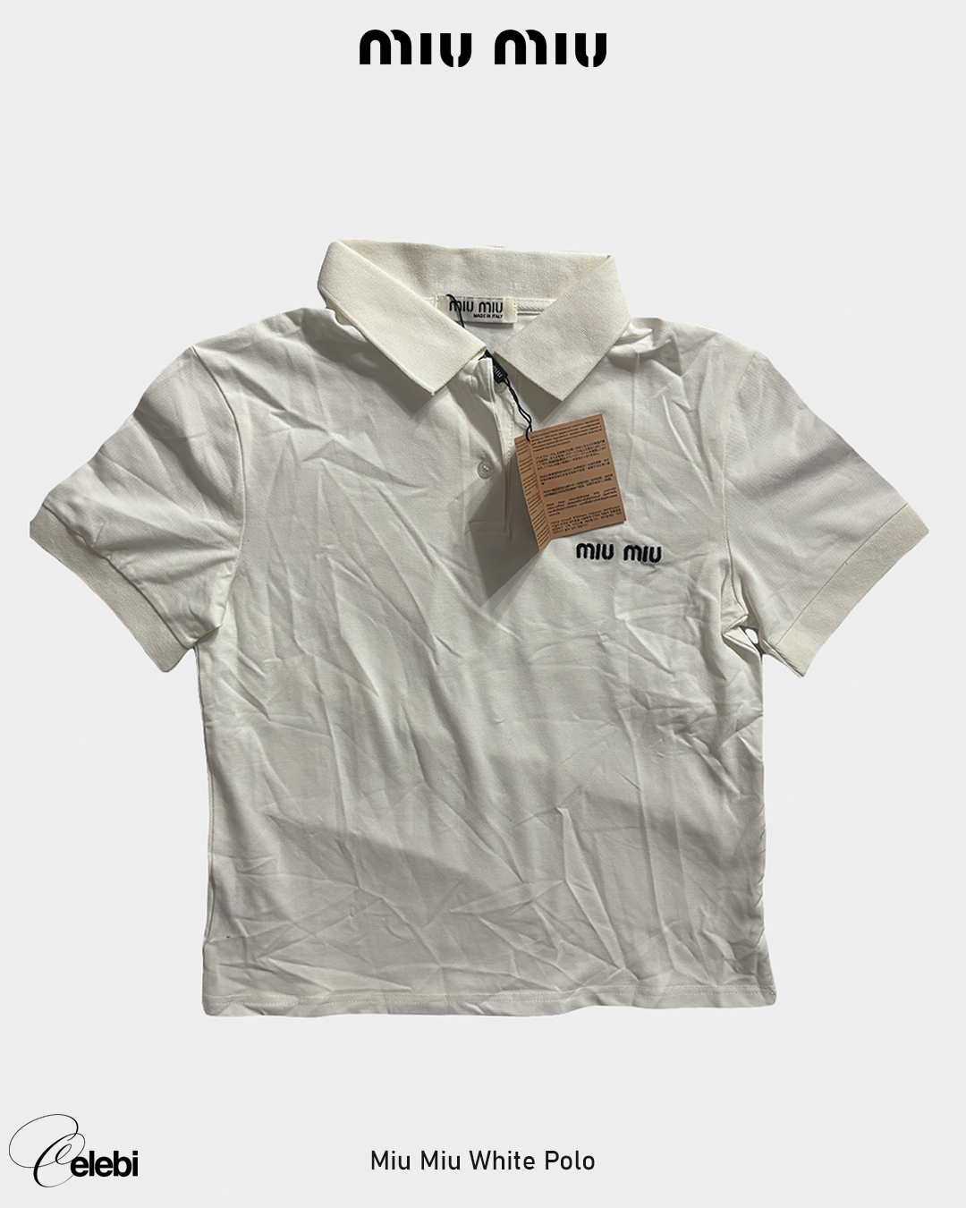 Miu Miu White Polo