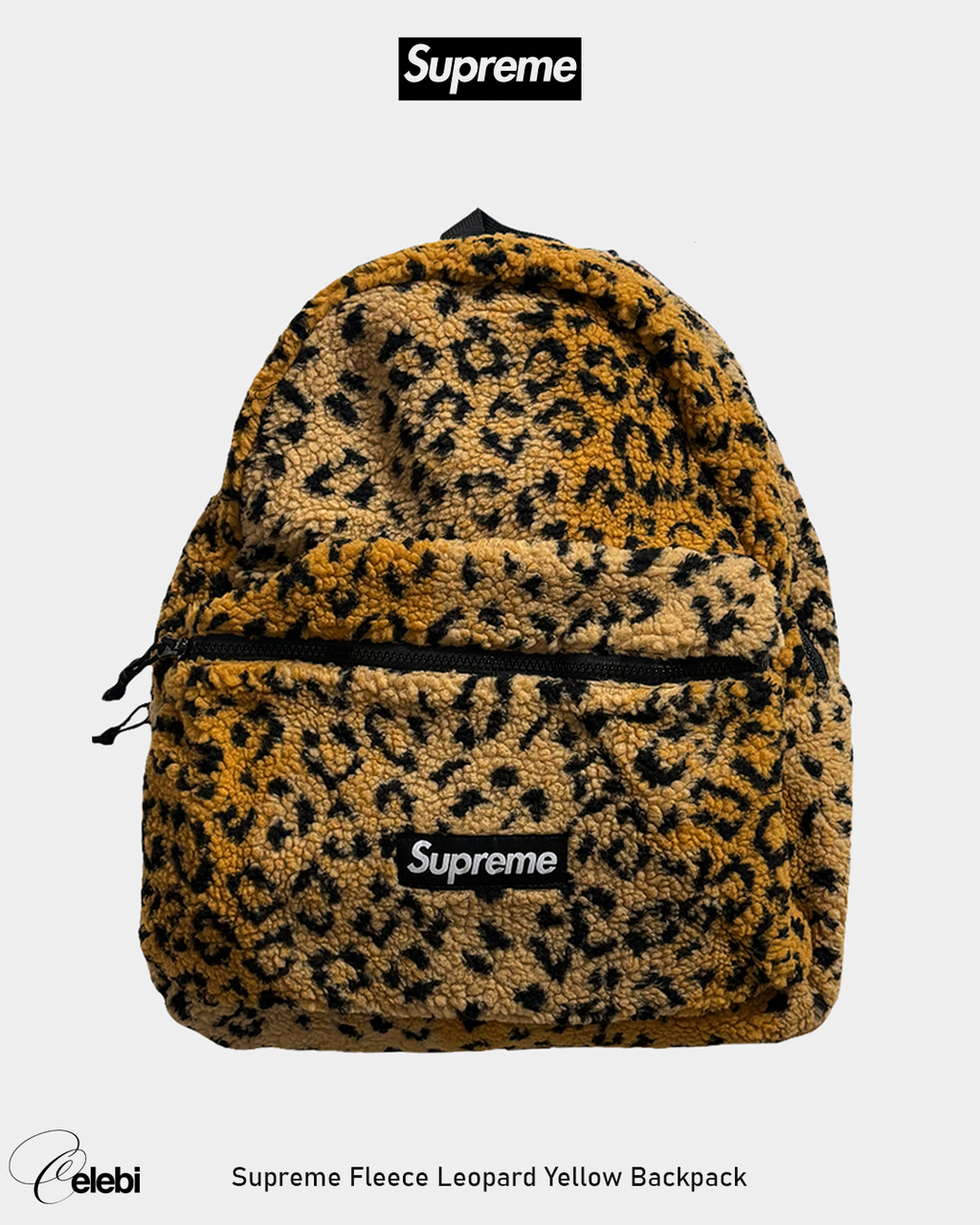 Supreme Fleece Yellow Backpack
