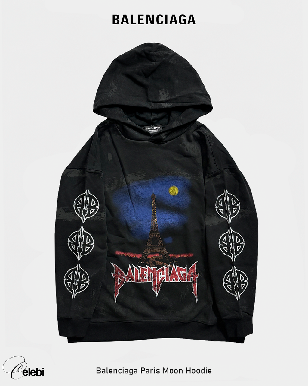 Balenciaga Paris Moon Hoodie
