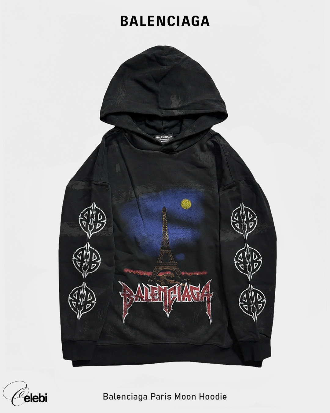 Balenciaga Paris Moon Hoodie