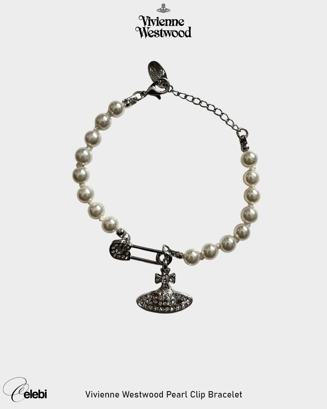 Vivienne Westwood Pearl Clip Bracelet