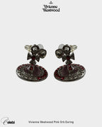Vivienne Westwood Pink Orb Earrings