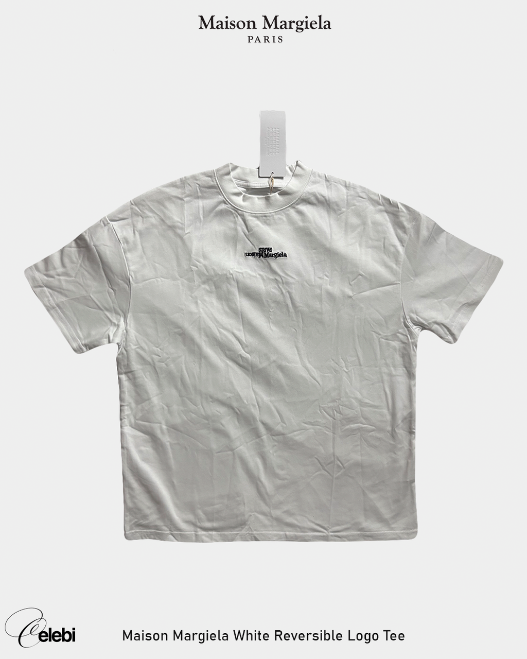 Maison Margiela White Reversible Logo Tee