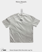Maison Margiela White Reversible Logo Tee