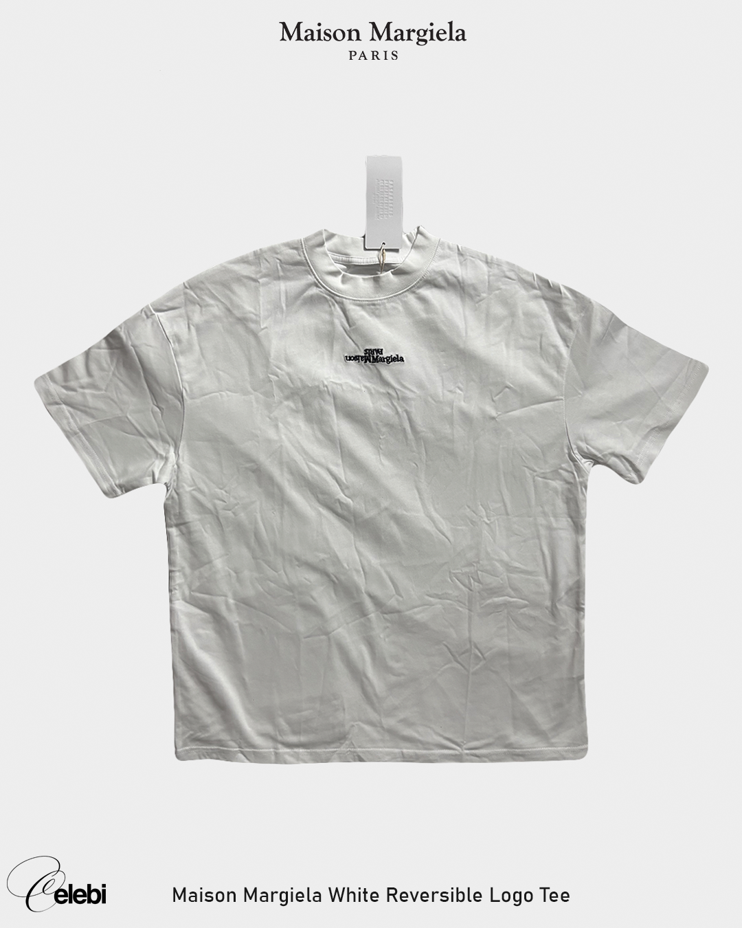 Maison Margiela White Reversible Logo Tee