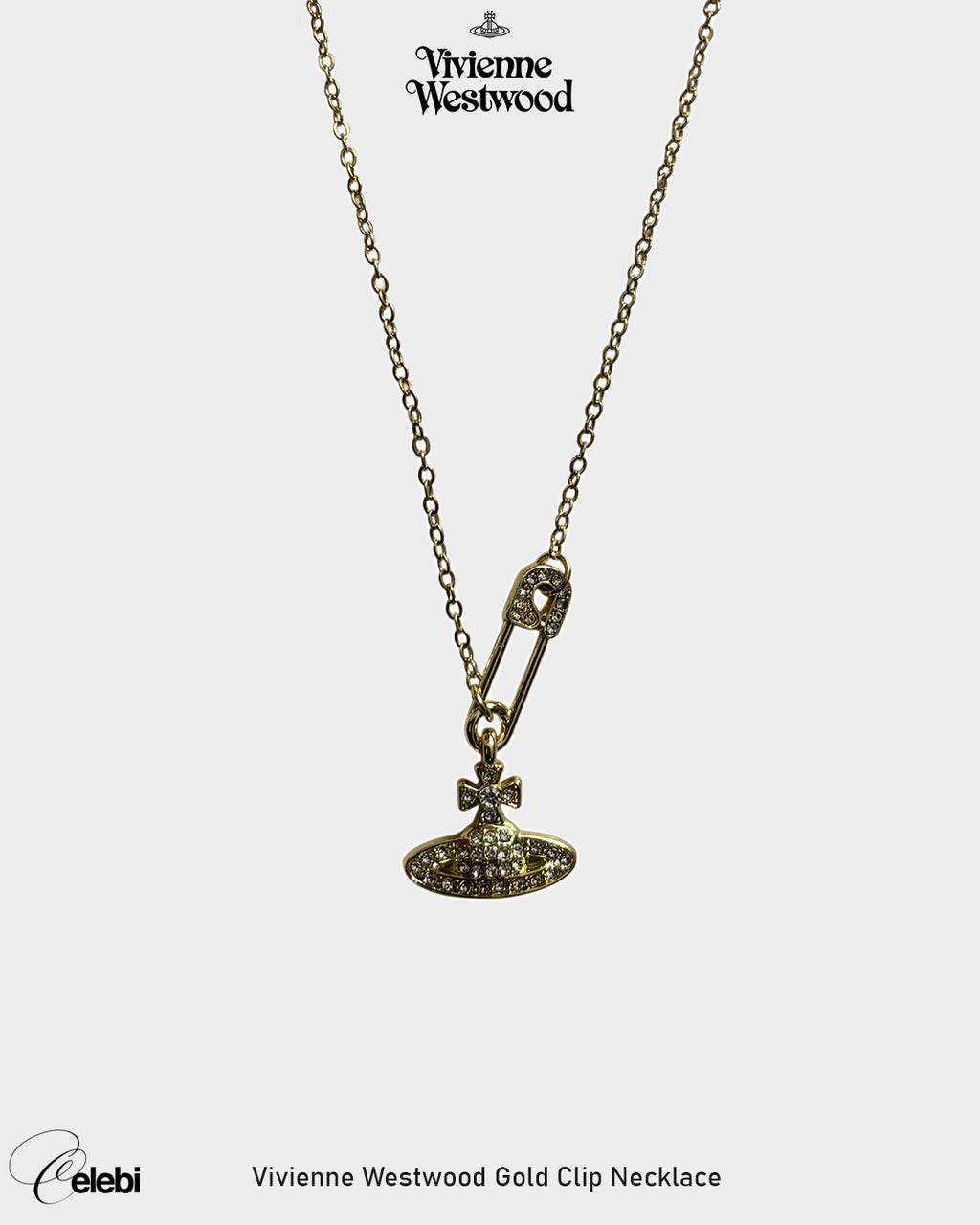 Vivienne Westwood Gold Clip Necklace