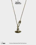 Vivienne Westwood Gold Clip Necklace