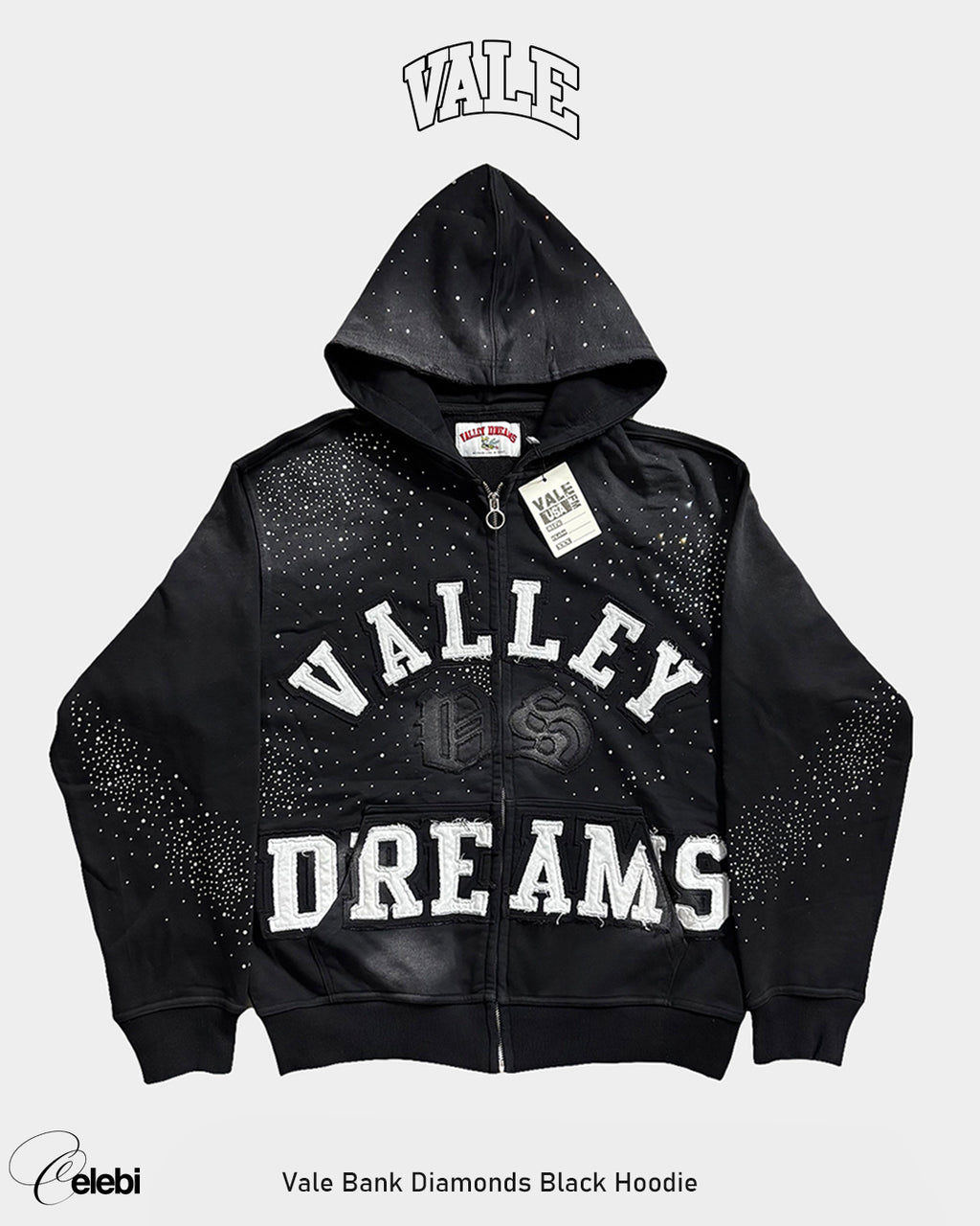 Vale Bank Diamonds Black Hoodie
