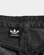 Balenciaga x Adidas Black Straight Leg Jeans