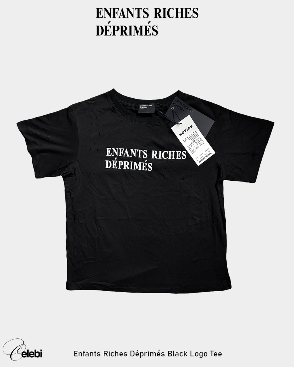 Enfants Riches Déprimés Black Logo Tee
