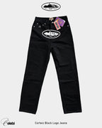 Corteiz Black Logo Jeans