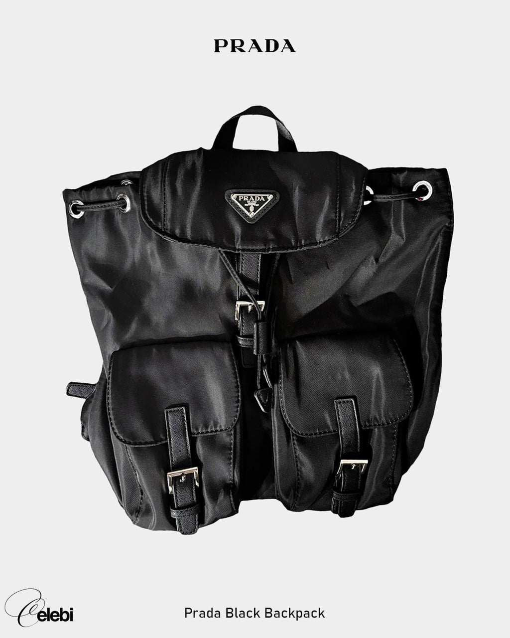 Prada Black Backpack