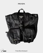 Prada Black Backpack